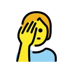 Person Facepalming SVG Icon